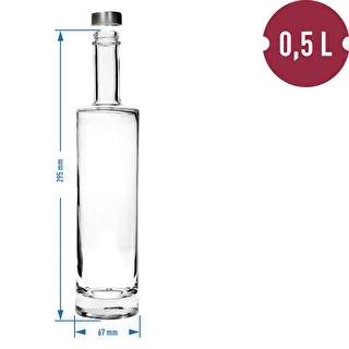 Ajatu 500 ml pudel kruvikorgiga, 1 tk – photo 4