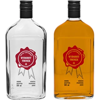 500 ml pudel keeratava korgiga, trükiga „Wyborny Trunek”, 1 tk – photo 4
