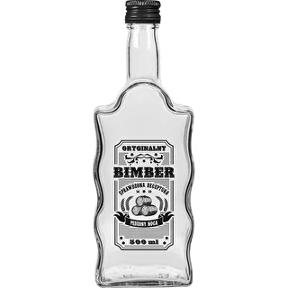 Pudel Klasztorna 500 ml keeratava korgiga, trükiga „Bimber”, 1 tk. – photo 3
