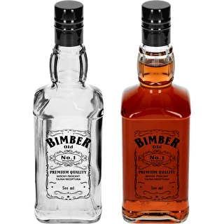 Daniels 500 ml pudel keeratava korgiga, trükiga „Bimber OLD”, 1 tk – photo 3
