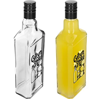 Tynktura pudel 500 ml, trükiga „Cytrynówka” ja keeratava korgiga – photo 4