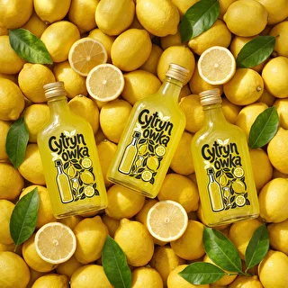 Ploskapudel 200 ml keeratava korgiga ja trükiga „Cytrynówka”, kujundus 1 – photo 3