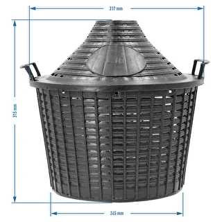 10 L veiniballoon plastikkorvis – photo 6