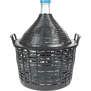20 L demižon veinile, plastikkorviga – photo 1