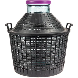 15 L laiakaelaline veinidamadžaan plastkorvis