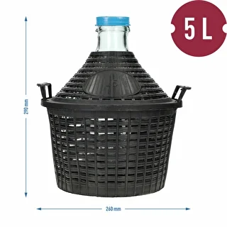Veiniballoon 5 L plastikkorviga – photo 6