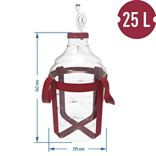 Kerge, purunemiskindel veini damidžaan kandmisrakmetega, 25 L – photo 6
