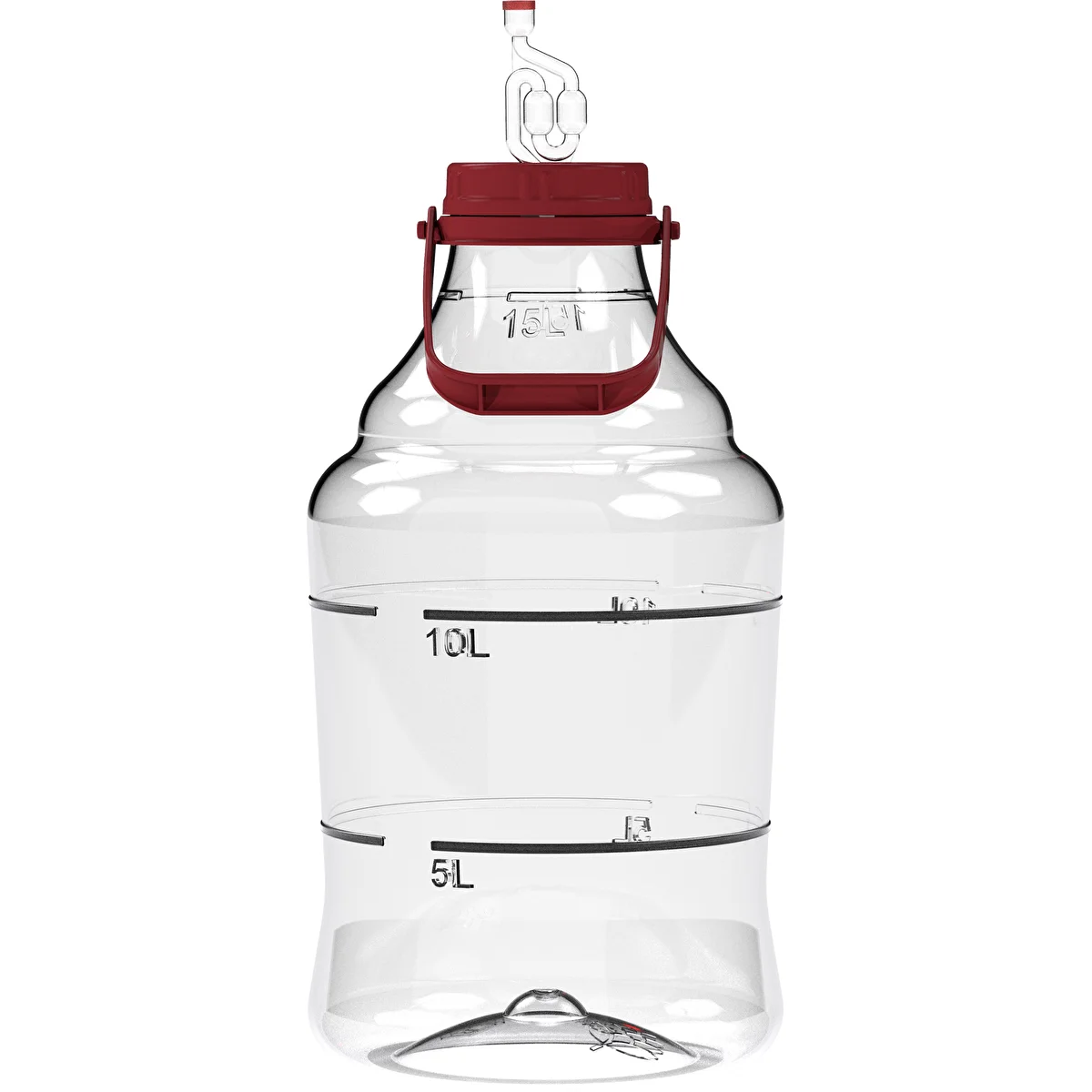 Kerge, purunemiskindel veiniballoon, käepidemega, 15 L