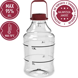 Kerge, purunemiskindel veiniballoon, käepidemega, 15 L – photo 5