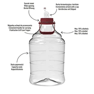 Veiniballoon kerge, purunemiskindel, käepidemega, 25 L – photo 4
