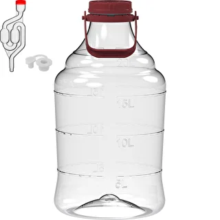 Kerge, purunemiskindel veinipalloon kandekäepidemega, 20 L – photo 2