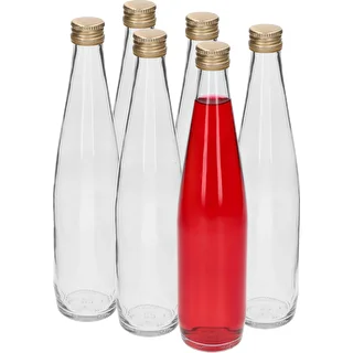 Klubipudel 500 ml kuldse keeratava korgiga, komplektis 6 tk. – photo 3