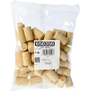 looduslik kork, silindriline d.22x38 50 tk - aglomeraat – photo 2