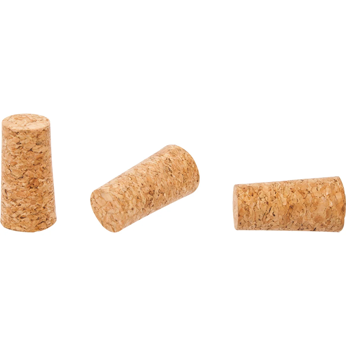 Looduslik kooniline kork fi16/21 mm - aglomeeritud - 100 tk.