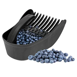 Plastikust väikeste marjade korjaja, must – photo 5
