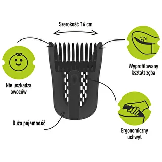 Plastikust väikeste marjade korjaja, must – photo 7