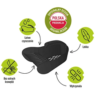 Plastikust väikeste marjade korjaja, must – photo 8