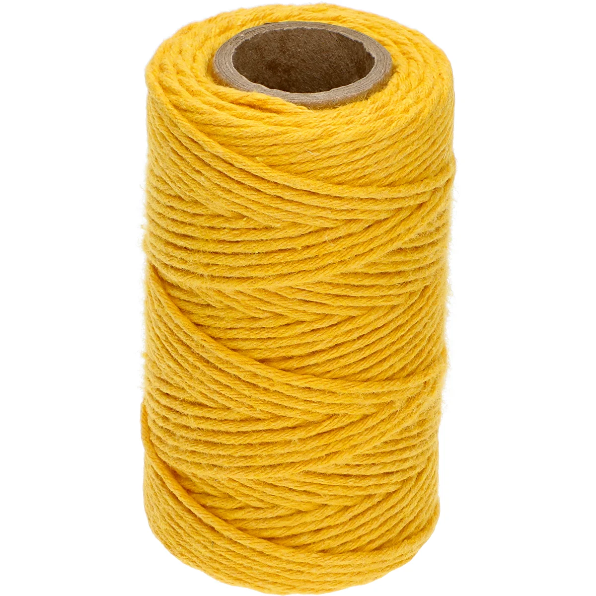 Kollane puuvillane nöör 2 mm/55 m/100 g