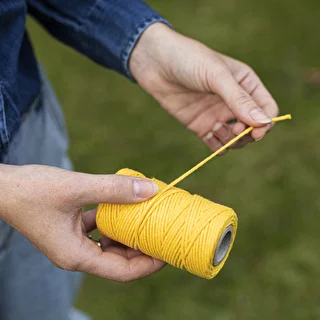 Kollane puuvillane nöör 2 mm/55 m/100 g – photo 6