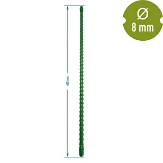 Terasest PE-kattega tugikepp 0,6 m x 8 mm – photo 2
