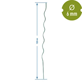 Spiraalne terasest taimekepp 1,50m x 6mm – photo 2
