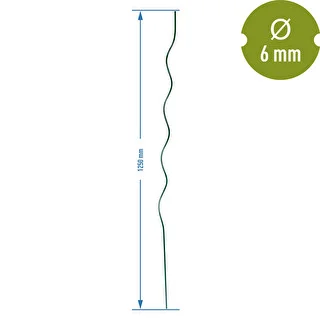 Spiraalne terasest taimetugikepp 1,25 m x 6 mm – photo 2