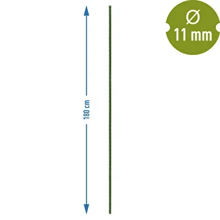 Bioogród aiatugikepid – kaetud terasest, 1,8 m, Ø 11 mm, 10 tk. – photo 3