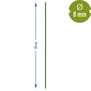 Bioogród taimekepid – kaetud terasest, 0,9 m, Ø 8 mm, 10 tk. – photo 3