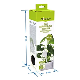 Taimede kastmiskuulid, mattmustad, 400 ml, 2 tk. – photo 4