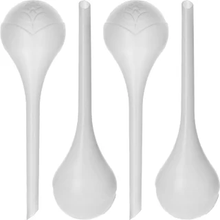 Taimede kastmiskerad, valged poolläbipaistvad, 400 ml, 4 tk. – photo 1