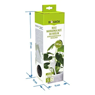 Taimede kastmiskerad, läbipaistvad mustad, 400 ml, 2 tk. – photo 6