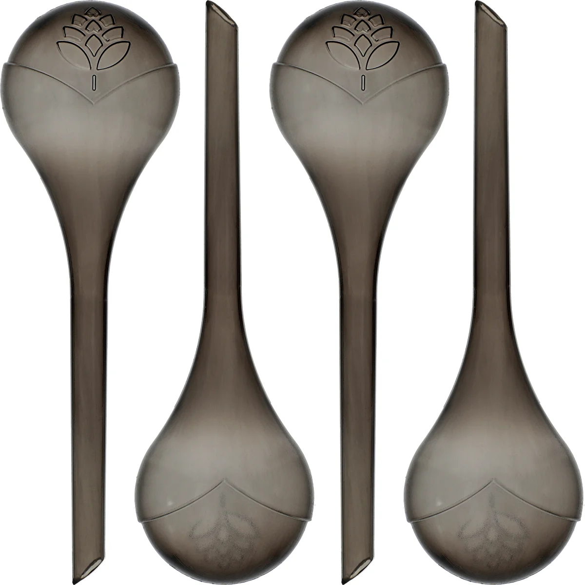Taimede kastmiskuulid, mustad läbipaistvad, 400 ml, 4 tk.