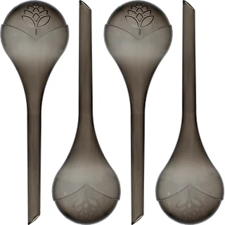 Taimede kastmiskuulid, mustad läbipaistvad, 400 ml, 4 tk.