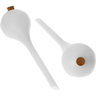 Taimede kastmispallid, valged poolläbipaistvad korgiga, 400 ml, 4 tk. – photo 2
