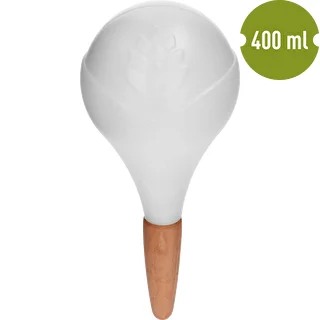 Taimede kastmiskuul, matt valge, keraamilise jalaga, 400 ml – photo 2