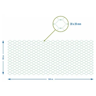 Võrk lindude eest kaitsmiseks, roheline, 5 m x 10m – photo 7