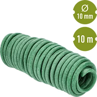 Vahtkummiga kaetud aiatraat, roheline, 10 m, Ø 10 mm – photo 2