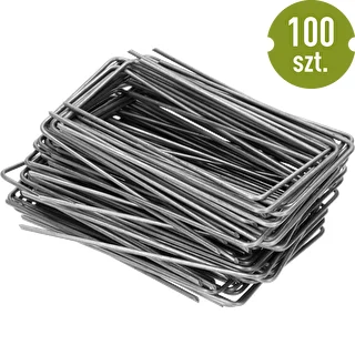 U-kujulised terasest agrotekstiili kinnitusklambrid – 100 tk. – photo 4