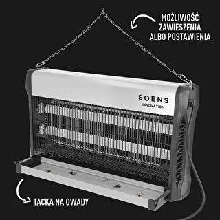 UVA-putukalamp 40 W, hõbedane – photo 5