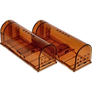 Hiirelõks – eluspüünis, läbipaistev, 2 tk.