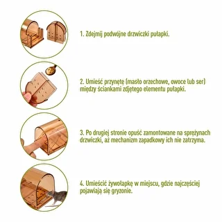 Hiirelõks – eluspüünis, läbipaistev, 2 tk. – photo 4