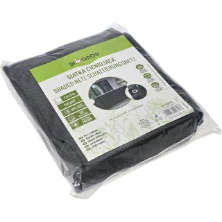 Varjutusvõrk (80%, 140 g/m2) 1,5 x 5 m, grafiitne – photo 2