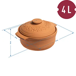 Ümmargune Rooma pott 4 l – photo 4