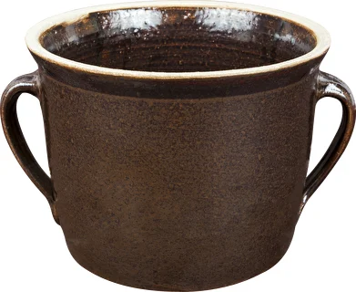 Kivikeraamika - 1,8 l sirge pott kaanega – photo 2