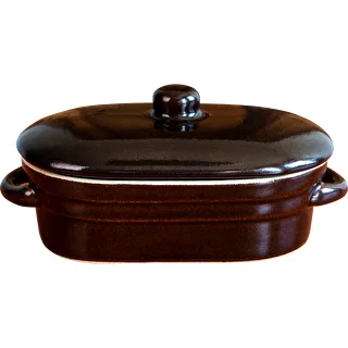 Kivikeraamika - pott searasva jaoks, piklik, kaanega, 0,75 L – photo 1