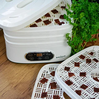 Seente, puuviljade, köögiviljade ja ürtide kuivati, reguleeritava temperatuuriga, 240 W, valge – photo 22