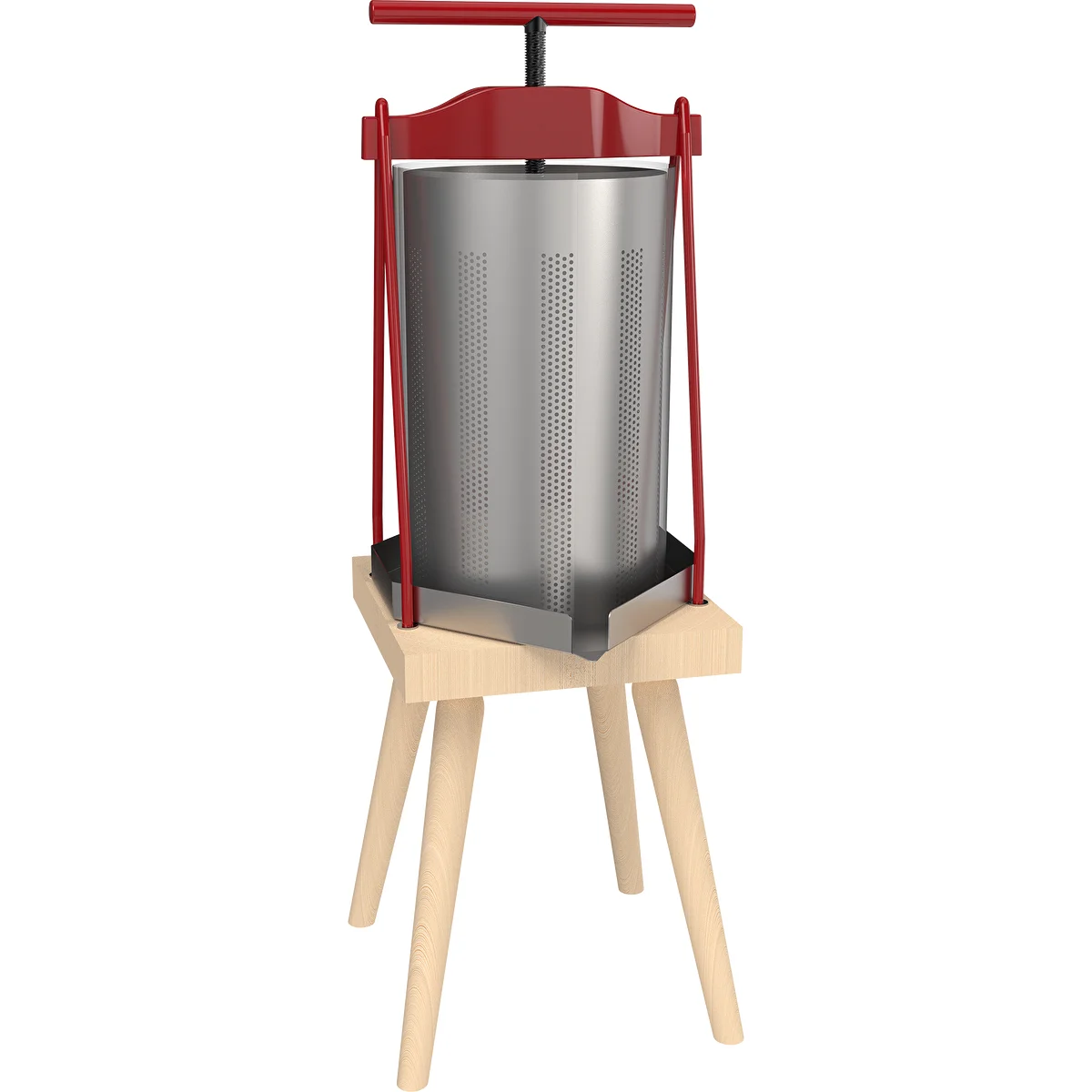 Raampress puuviljade jaoks – metallkorviga, 10 L