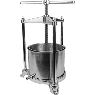Puuviljade raampress - roostevabast terasest, 5 l