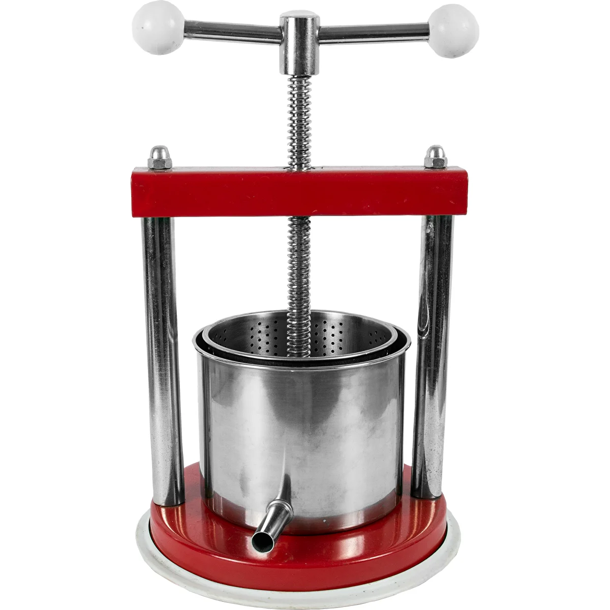 Puuviljade raampress - roostevabast terasest, 1,2 l
