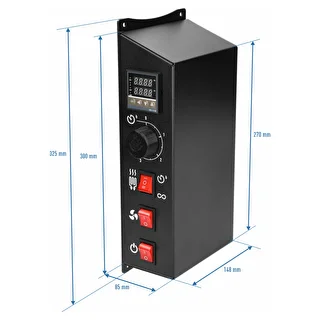 Elektrimoodulite komplekt koos digitaalse juhtseadmega - dragON 1,5 kW, aiasuitsuahjudele – photo 10